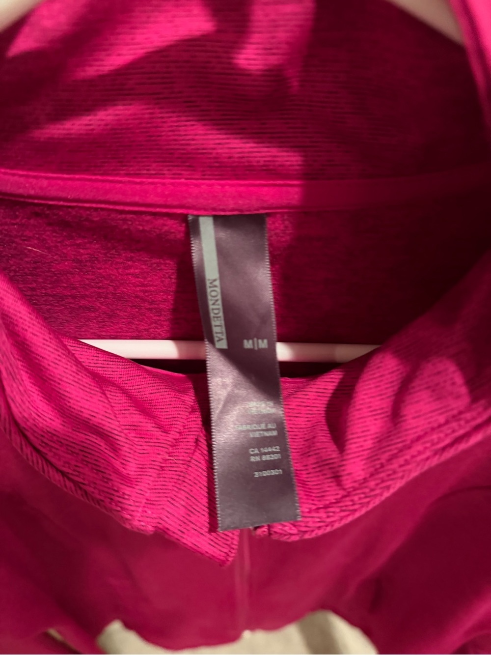 Mondetta Fuchsia Full-Zip Utility Jacket - Picture 4 of 4